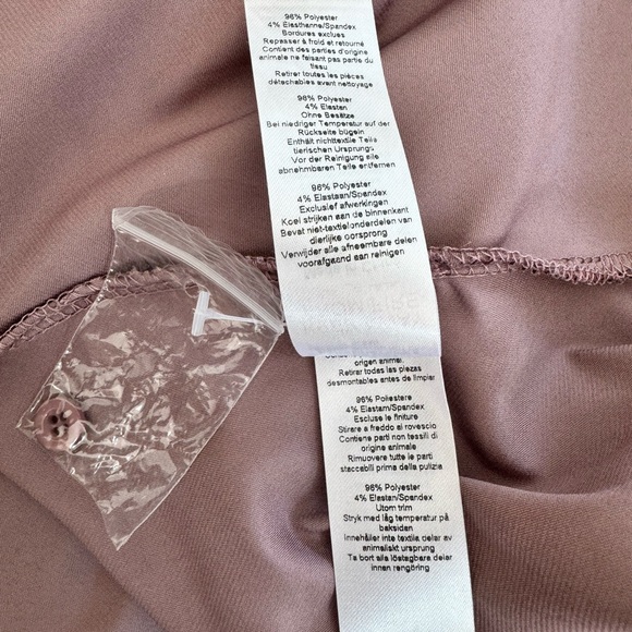 Nasty Gal Feather Trim Satin Nighty Slip Dress Purple Size 8 Shift Dress - Picture 12 of 14